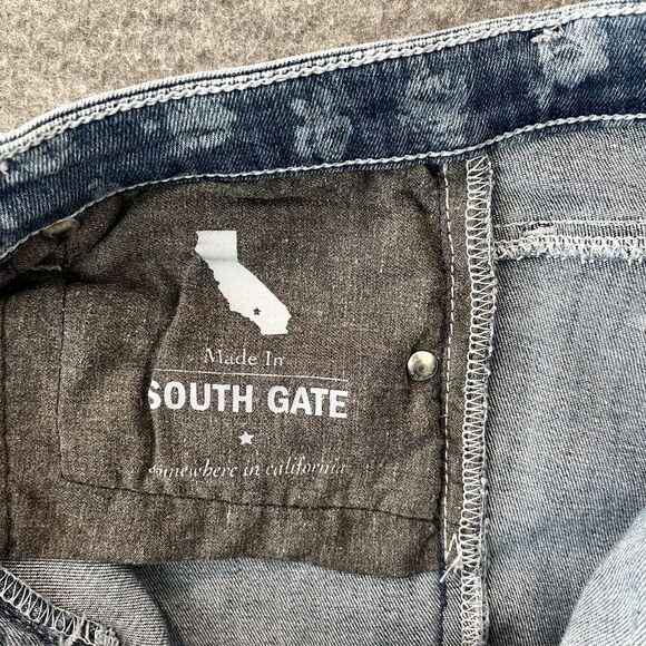 ADRIANO GOLDSCHMIED + LIBERTY ART FABRICS Floral Print Denim Blue Jeans Size 27R - Picture 8 of 16